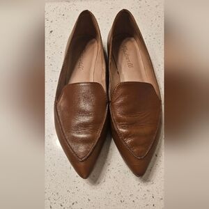 Madewell The Frances Skimmer Pointed Toe Leather Loafers Womens Size 7.5